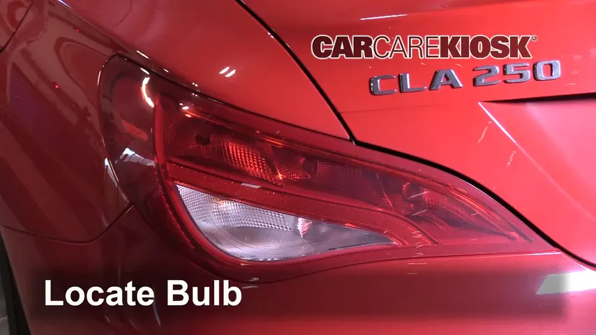 2018 Mercedes-Benz CLA250 4Matic 2.0L 4 Cyl. Turbo Lights Turn Signal - Rear (replace bulb)